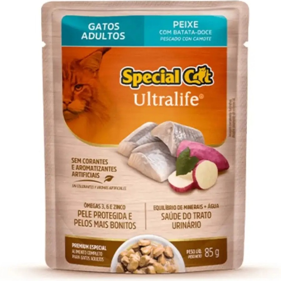 Sachê Special Cat Gatos Adultos Peixe 85G