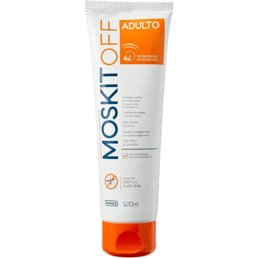 Repelente Adulto Bisnaga Moskitoff 120ml em Oferta na Shopee