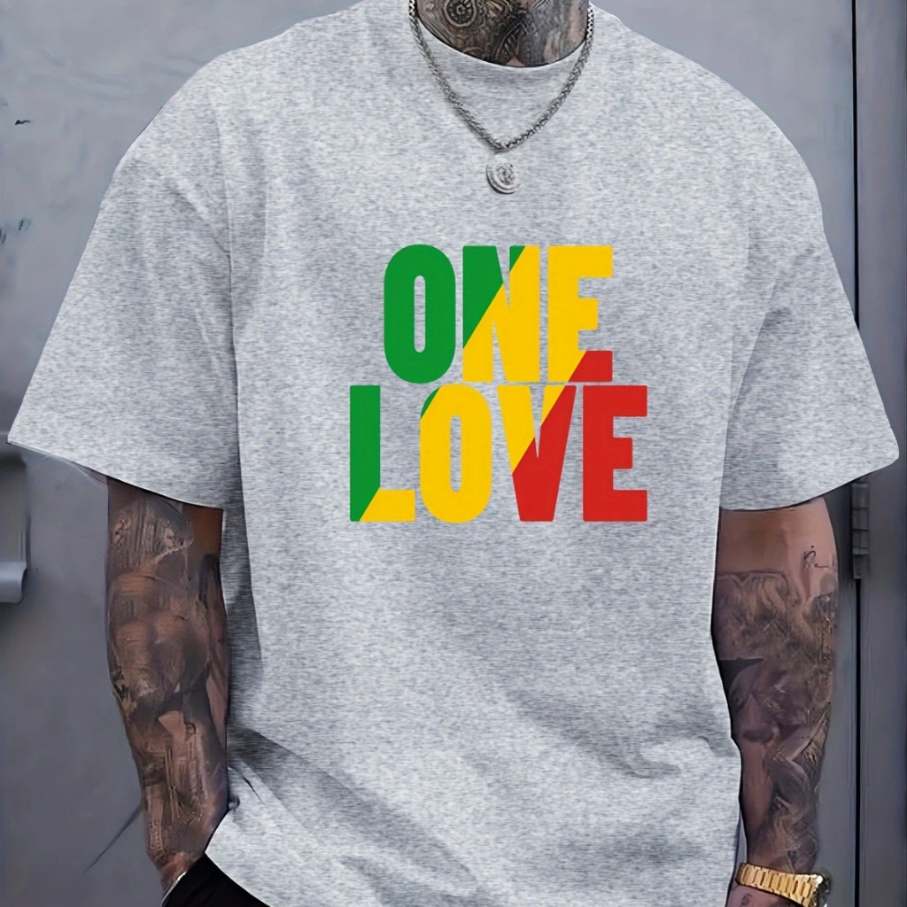 Camiseta Masculina Manga Curta com Estampa Criativa Camisa Casual Versátil e Confortável