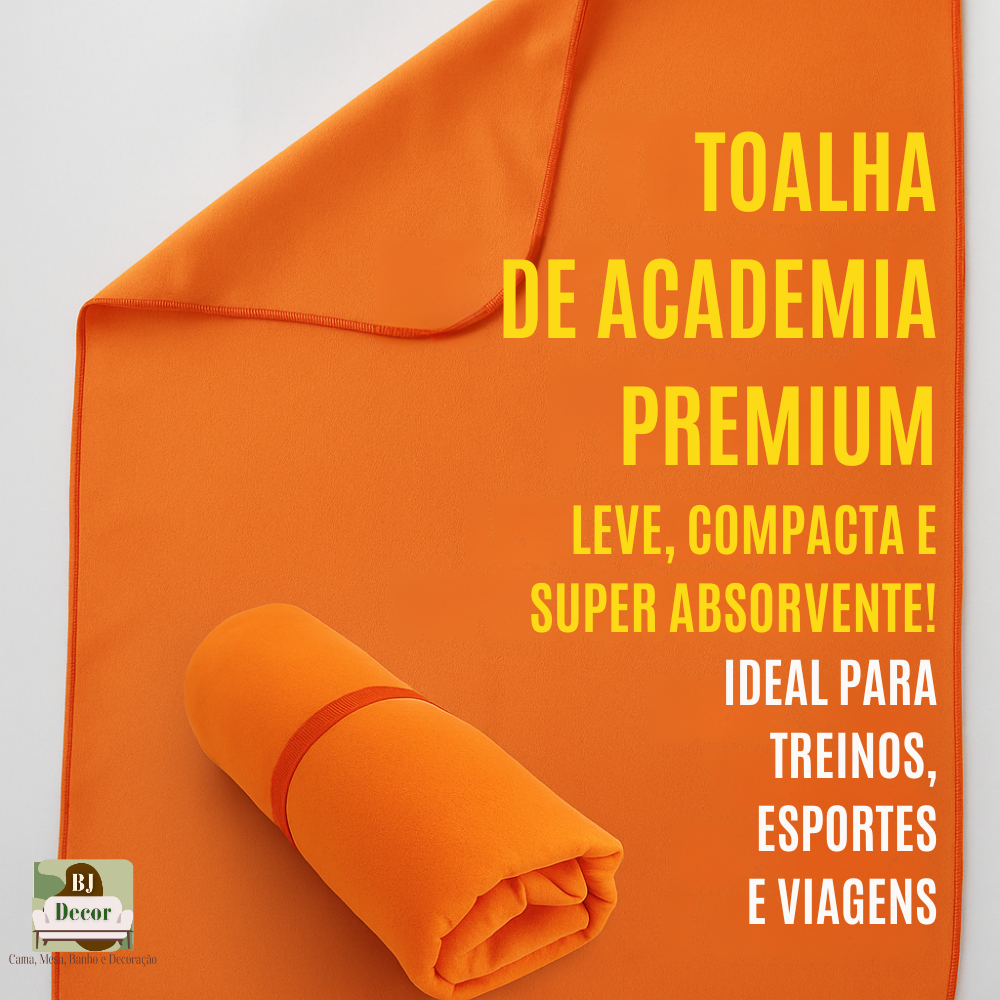 Toalha de Academia Super Absorvente - Compacta, Leve - Esporte e Viagem em Oferta na Shopee