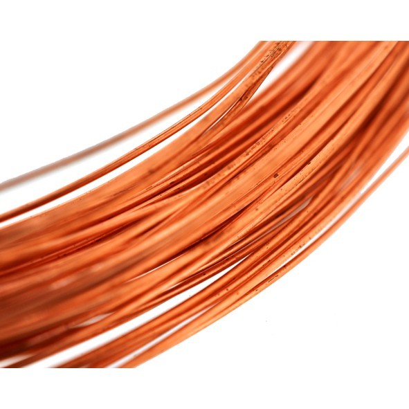 Fio arame cobre 0.50 mm - 20 metros