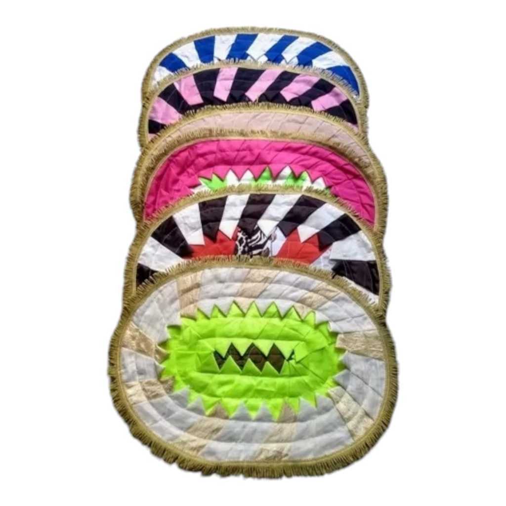 2 Tapetes de Retalho Simples Cores Diversas em Oferta na Shopee