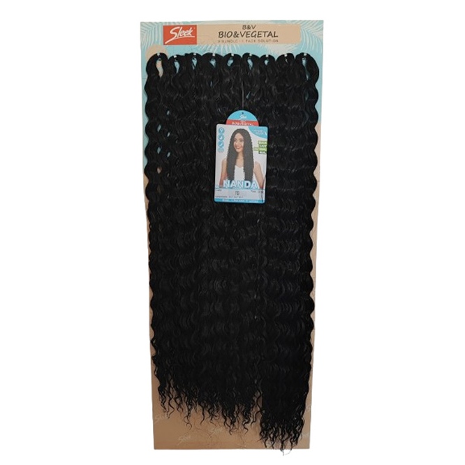 Cabelo Cacheado Bio Vegetal Crochet Sleek Nanda 75cm 320g
