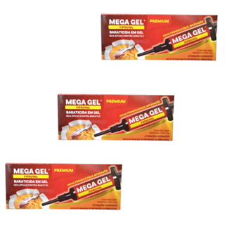Mata barata francesinha gel  3 caixas efeito rápido 3 seringas com 10 gramas cada alto rendimento resultado rápido fácil em Oferta na Shopee