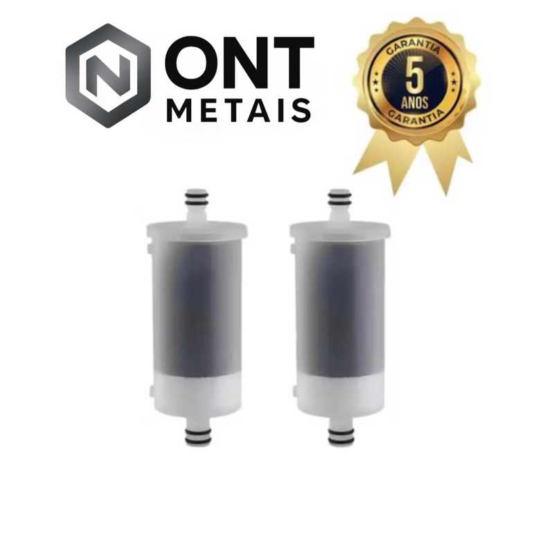 Kit 2 Refil De Carvão Ativado Para Filtro De Torneira - Carvão Ativado, Vela Pró-Saúde, Purificador em Oferta na Shopee