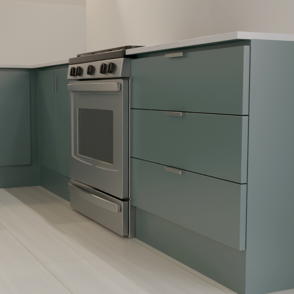 Revestimento Adesivo Para Móveis Cozinha Formica Azul Fosco 1,5m