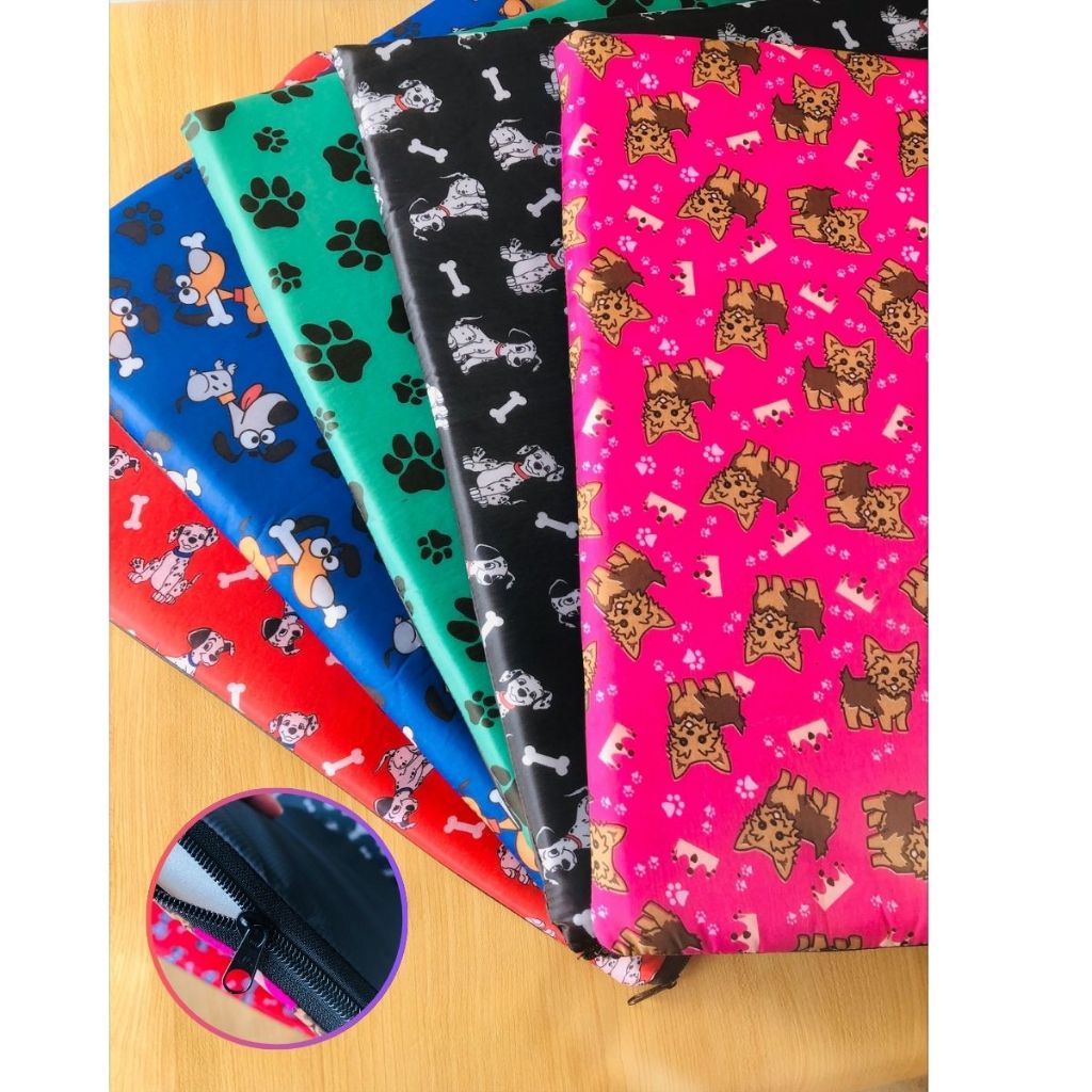 Colchonete Cama Almofada Com Zíper Pet Cachorro Cães e Gatos Lavável em Oferta na Shopee