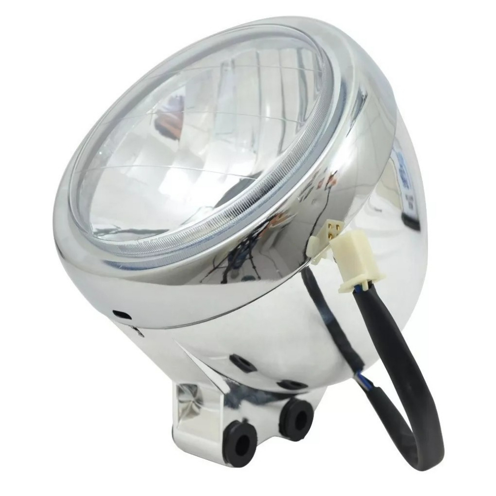 Farol Completo Para Dafra Kansas 150 2007 Até 2015 C/ Soquete em Oferta na Shopee