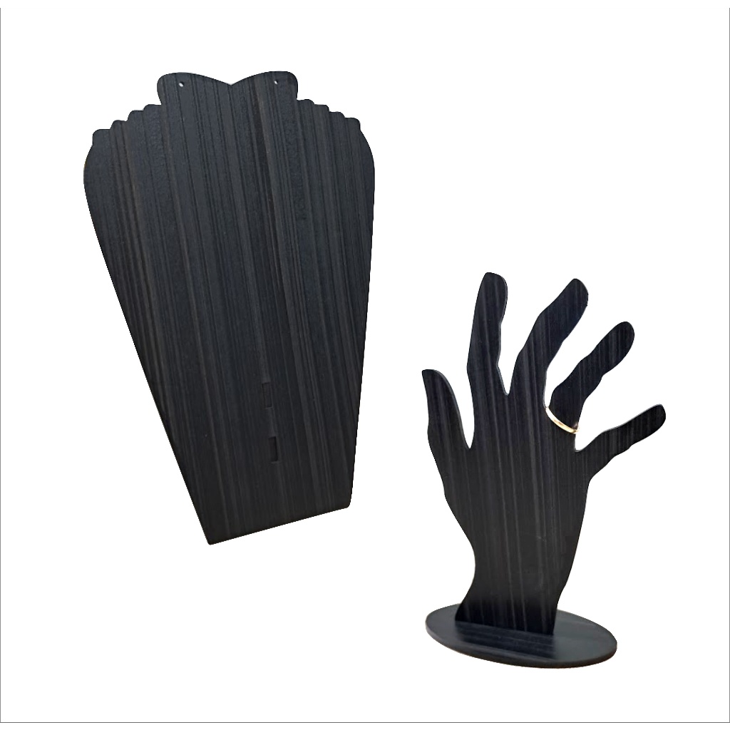 Expositor De Colares E Brincos + Porta Anéis Em Mdf 4mm. Para Casa E Para Lojas em Oferta na Shopee