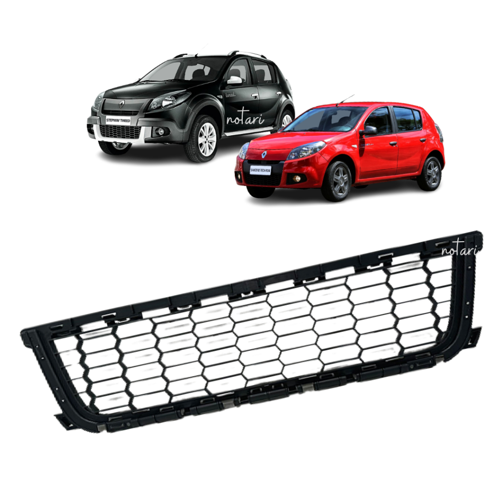 Grade Central Parachoque Dianteiro Sandero 2012 2013 2014 Sandero Stepway 2012 2013 2014