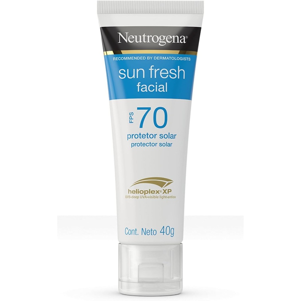Protetor Solar Neutrogena Sun Fresh Facial FPS 70 40ml