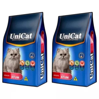 Ração Unicat Kit 2 Pacotes Gatos Adultos Atum 10,1kg em Oferta na Shopee
