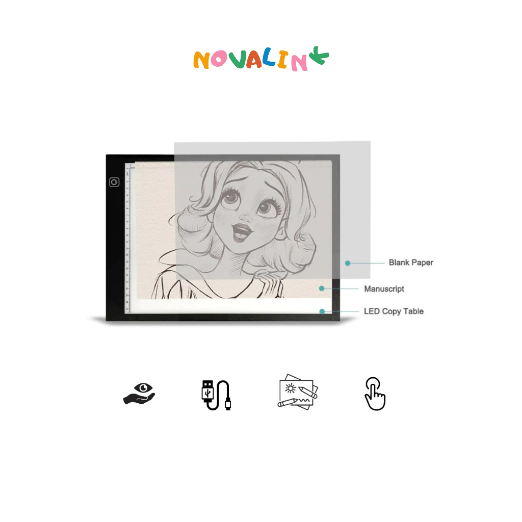 Mesa Luz Led A5 Para Desenho Para Transposição Em Led em Oferta na Shopee