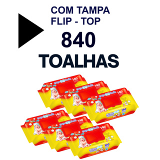 Kit 840 Toalhinhas Umedecidas Gugu Dadá Lenços Revenda Barato em Oferta na Shopee