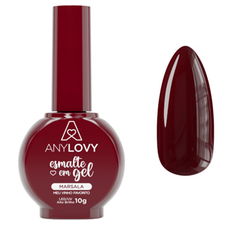 MARSALA MEU VINHO FAVORITO 10g - ESMALTE EM GEL ANYLOVY em Oferta na Shopee