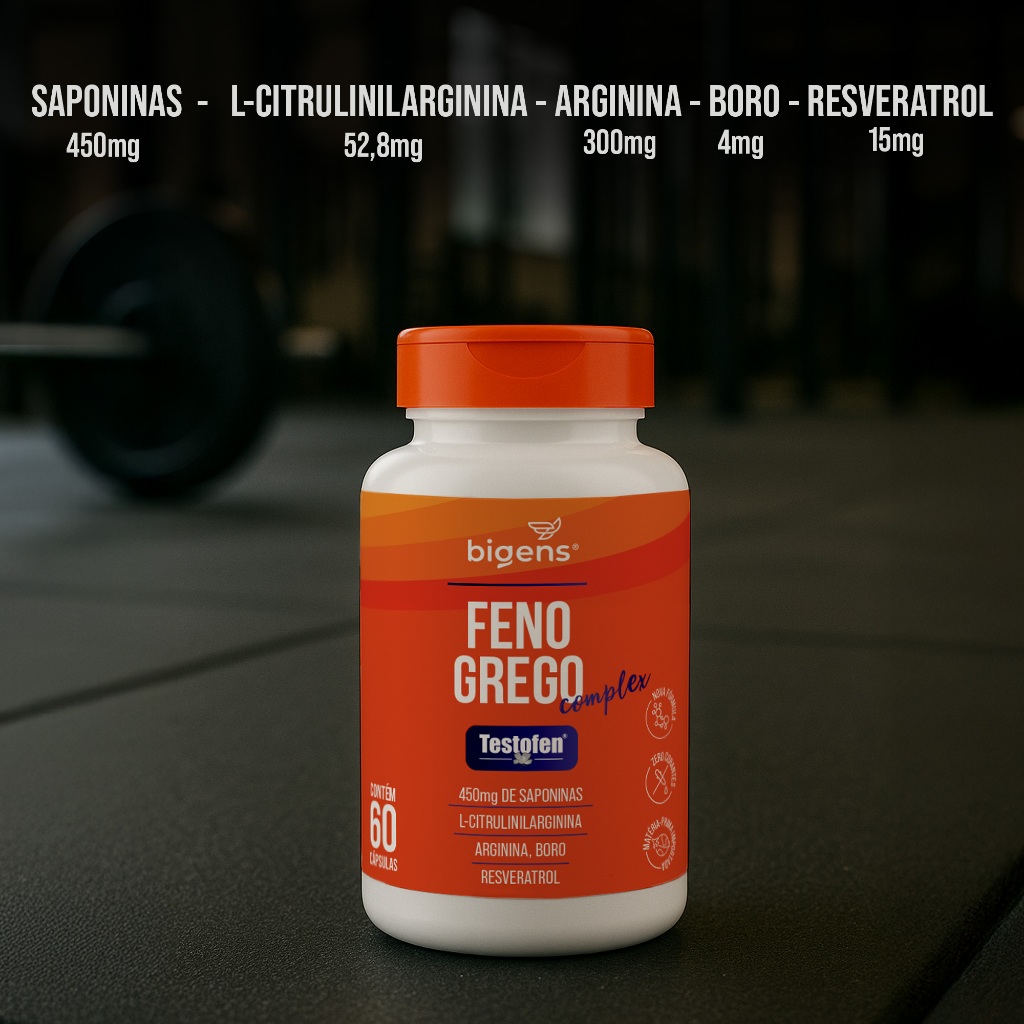 Detalhes do BIGENS KIT 3X FENO GREGO COMPLEX 60 CAPS BIOGENS