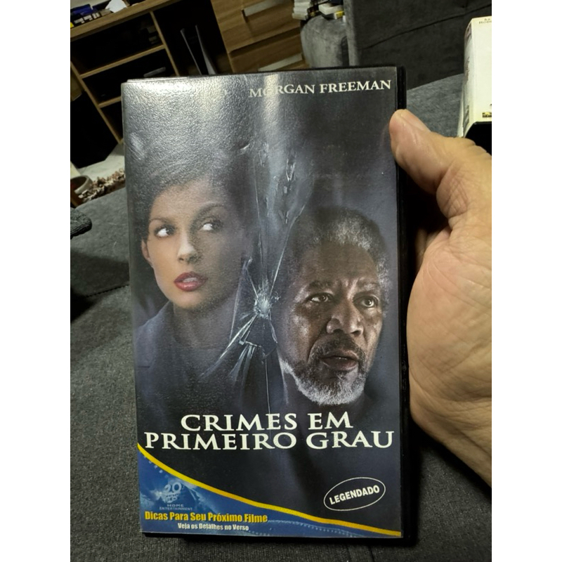 fita Vhs Crimes em Primeiro Grau (legendado) Morgan Freeman (bem conservado)