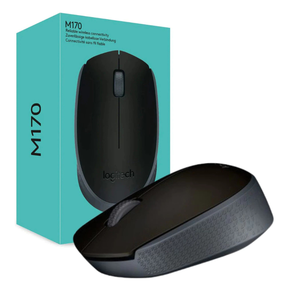Mouse Sem Fio Logitech M170 - Preto