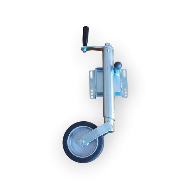 Pedestal de manobra 150kg para carretinha reboque roda loca pe com rodinha