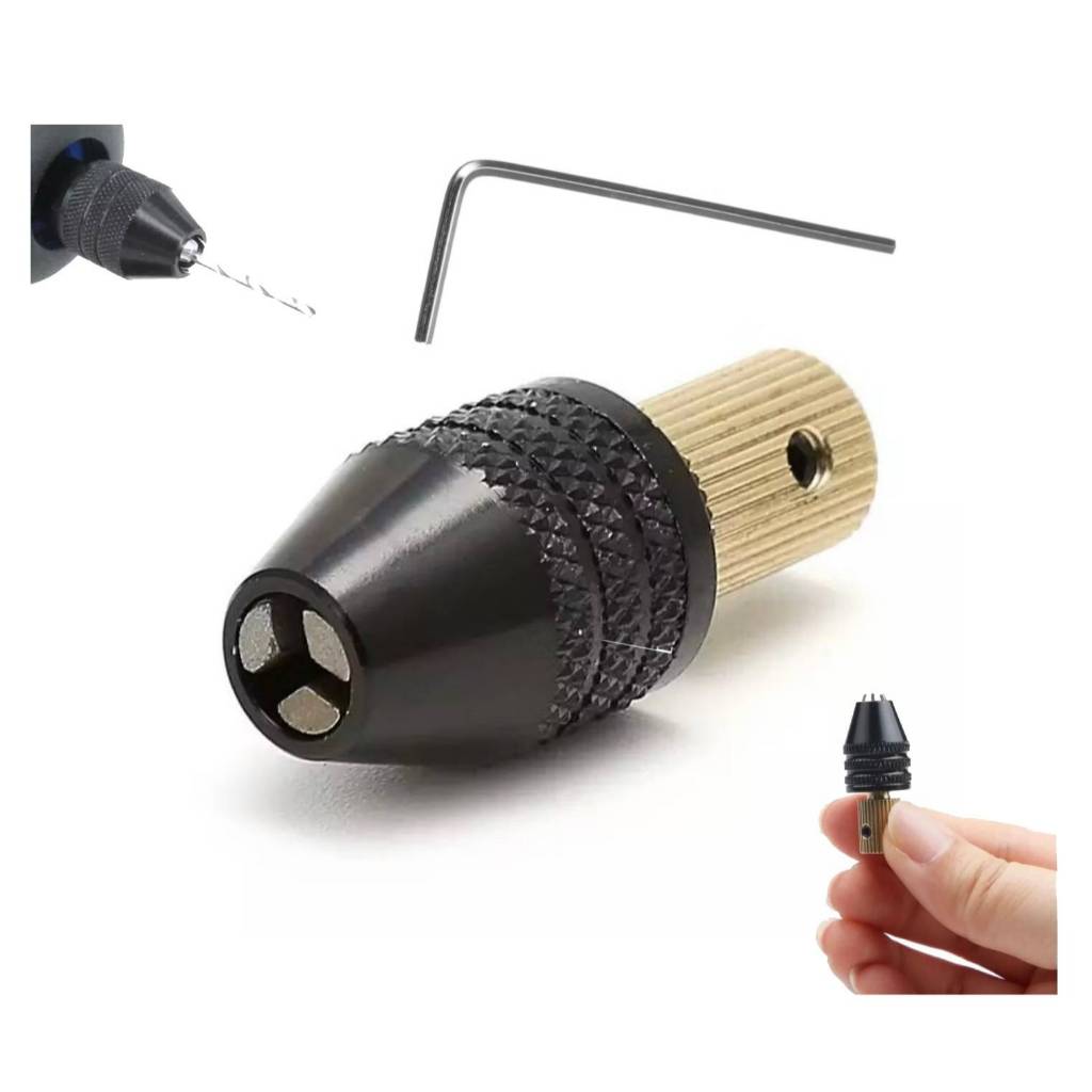 Kit Mandril de Aperto Rápido MINI M8 para Micro Retífica e Micro Motor - 5041