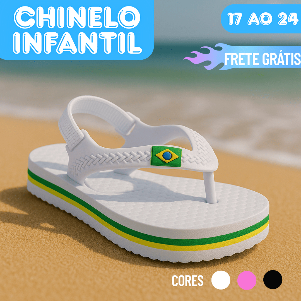 Chinelo e Sandália para Bebê Menino Menina Material Durável e Flexível Oferta