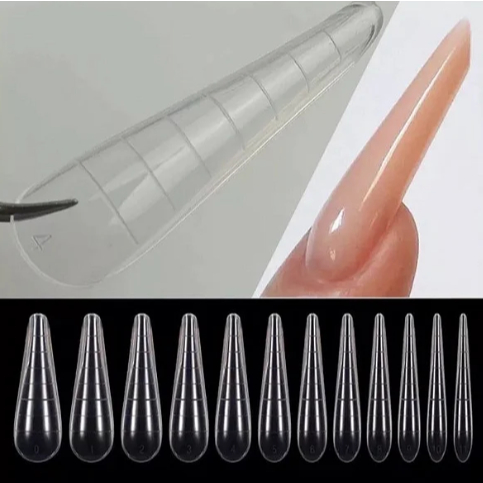 Molde F1 120PÇS Curvatura C Bailarina ALMOD STILETO para Alongamento de unhas com Gel em Oferta na Shopee
