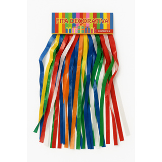 Kit Varal de Fitas Plásticas Coloridas – Real Seda em Oferta na Shopee