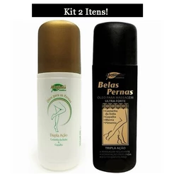 KIT 2 Itens (Óleo Massageador Dupla Ação + Óleo Massageador Belas Pernas) Alquimia Cosméticos