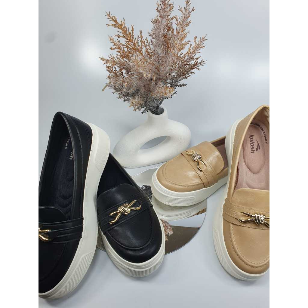 Sapato Feminino Kolosh Slip On Flatform C3557