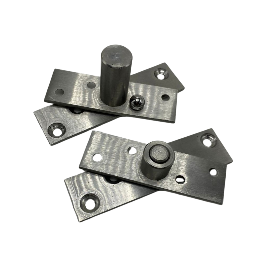 Dobradiça Pivô Pino Porta Pivotante 150kg Pivô Inox 304 Duas Pares