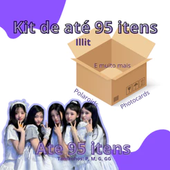 KIT FÃ ILLIT (GRUPO OU MEMBRO) - ATÉ 95 ITENS - ILLIT PHOTOCARD • CHAVEIRO