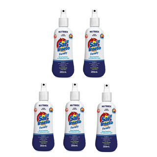 Kit 5 Repelentes Spray Sai Inseto Family 4H 200ml em Oferta na Shopee