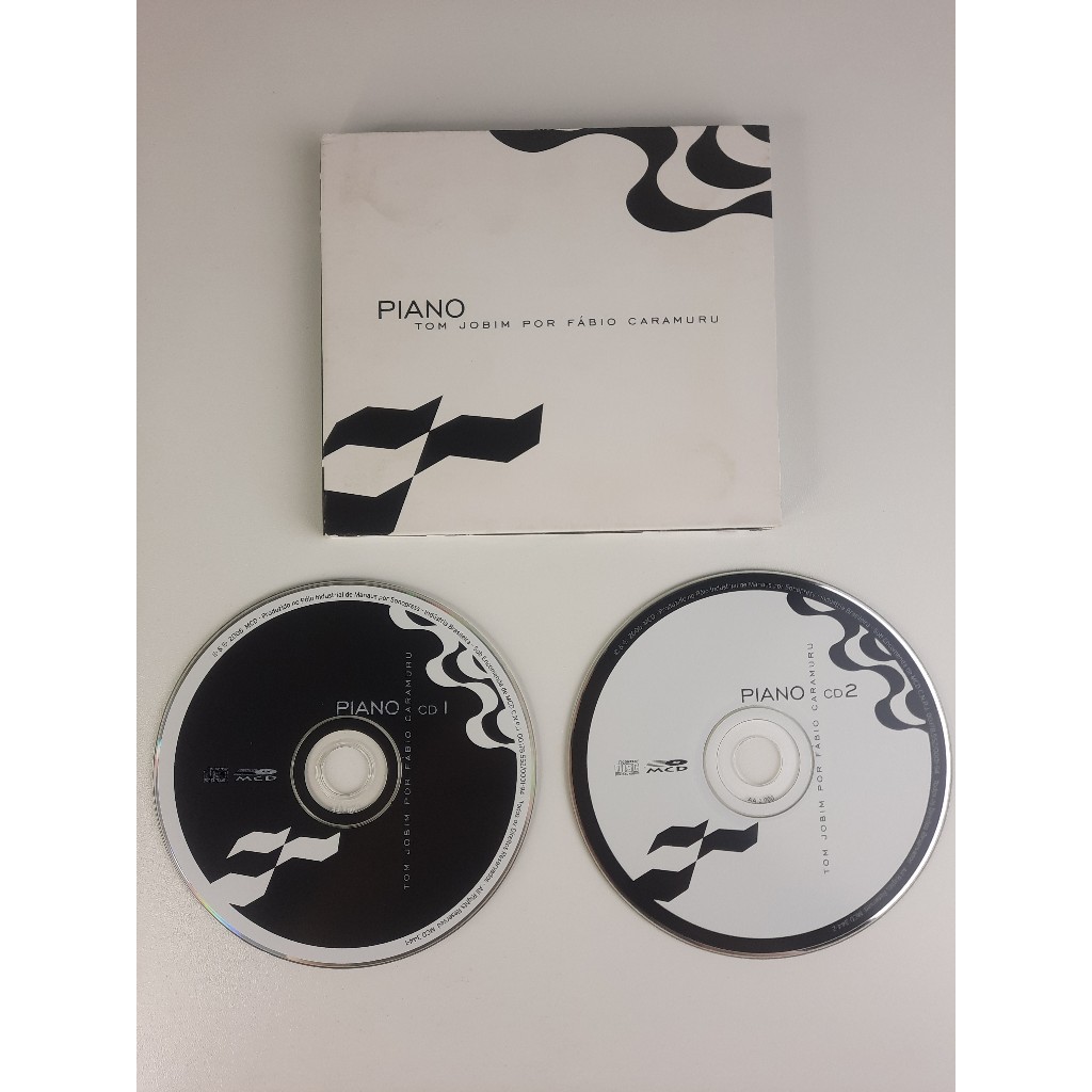 CD Duplo Piano Tom Jobim Por Fábio Caramuru 1997 Raro
