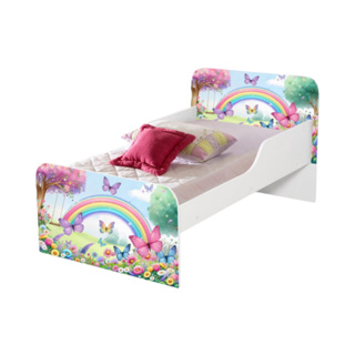 Cama Infantil Com Colchão Quarto Temático Personagens Divertidos Quarto Meninas Mini Cama em Oferta na Shopee