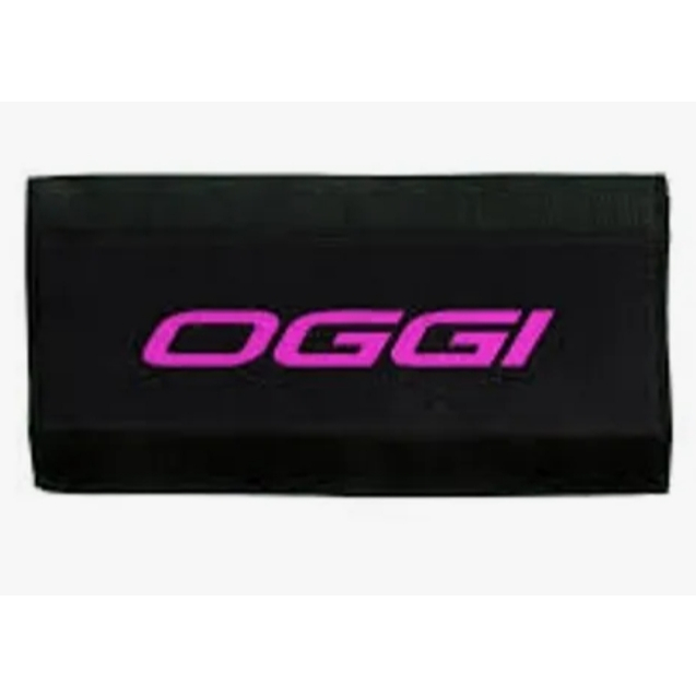 Protetor De Quadro Bike Oggi Preto / Rosa 11,5cm X 23,5cm.