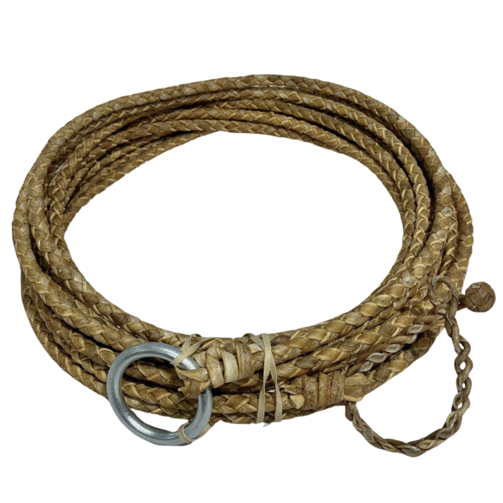 Laco Comprido Em Couro Cru Legítimo Natural Para Serviço/Trabalho 12m Modelo 4 Tentos Para Cavalos Pronta Entrega em Oferta na Shopee