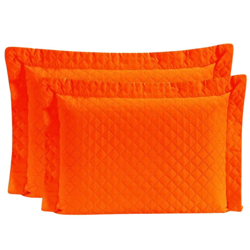 Kit 02 Porta Travesseiros Matelado Liso 65cm x 45cm 100% Poliéster Requinte Fronha de Travesseiro em Oferta na Shopee