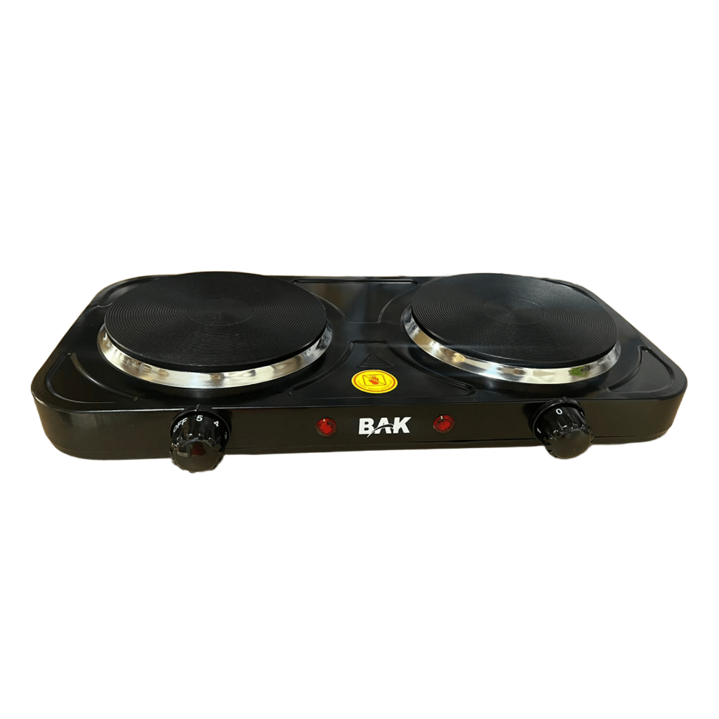 Fogareiro Elétrico 2 Bocas 127V-220V Cooktop Indução 2000w Preto