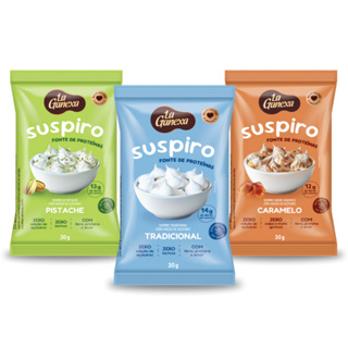 Kit 3x Suspiro Proteico 30g - La Ganexa em Oferta na Shopee