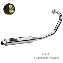 Escapamento Titan 150 09/13 Ks/es Esportivo Fortuninha