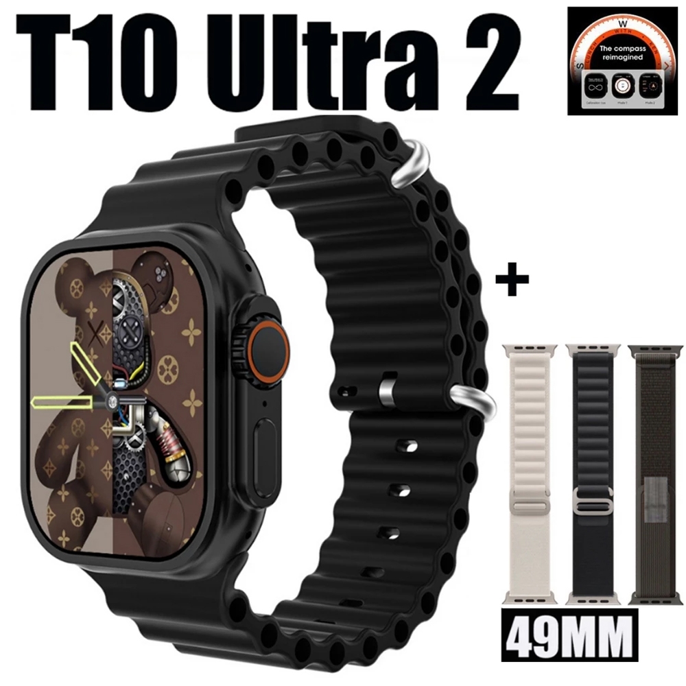 2026 T10 Ultra Smartwatch Com Foto Personalizada Controle de gestos, Relogio inteligente lancamento em Oferta na Shopee