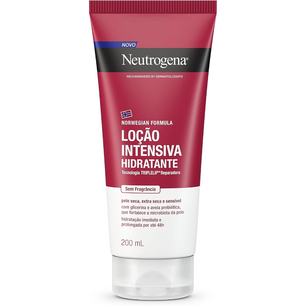 Hidratante Corporal Neutrogena Norwegian Intensivo sem Fragrância 200ml