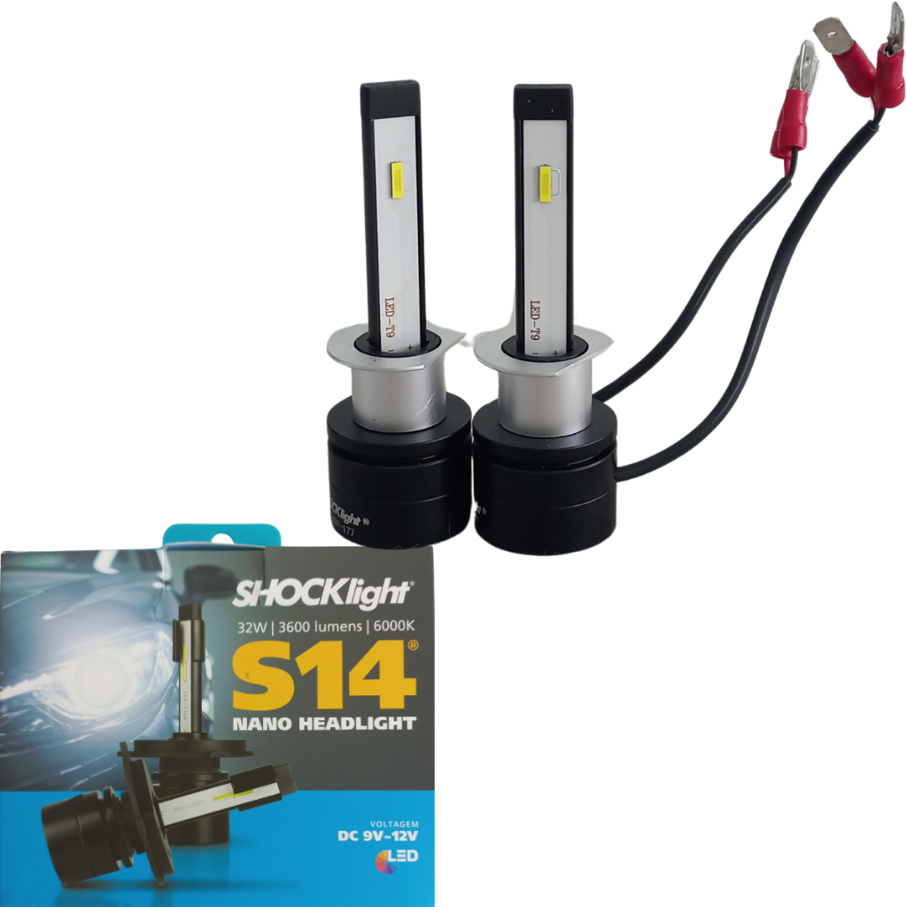 Lâmpada Super Led SLL-140001 S14 Nano Headlight Shocklight em Oferta na Shopee
