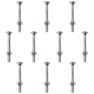 Kit Parafuso Francês Com Porca  5/16'' x 4'' - 53,0015 (Com 10 Unidades) - Nord em Oferta na Shopee