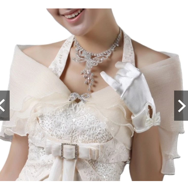 Xale XIMENA Laço Babados Camadas Noiva Baile Formatura Xale Casamento