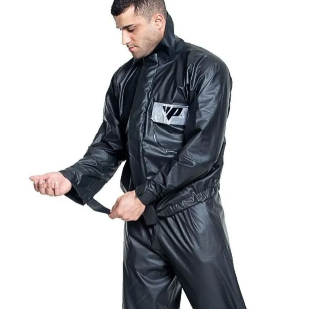Capa de Chuva Conjunto Completo Pvc Impermeável Para Motoqueiro Adulto