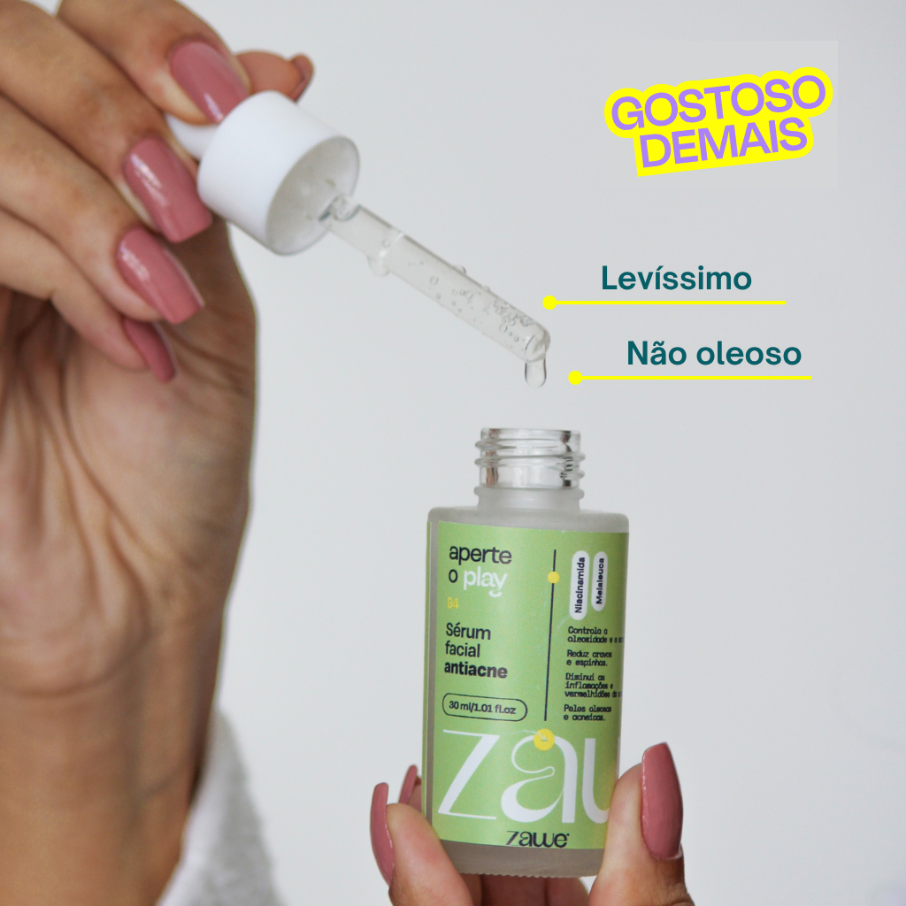 Serum Facial skin care anti acne, cravos, espinhas e vermelhidão 30ml