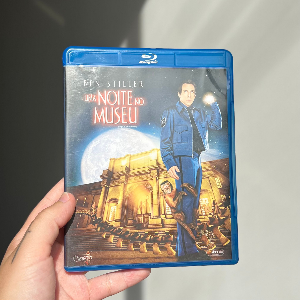 Estojo + Encarte Original Uma Noite no Museu | Blu-ray | Disco Quebrado