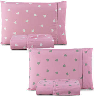 lençol solteiro 2 pçs algodão 200 fios em Oferta na Shopee