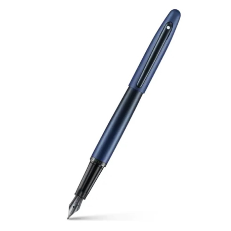 Caneta Tinteiro Sheaffer Azul Blue Fosco Matte Vfm